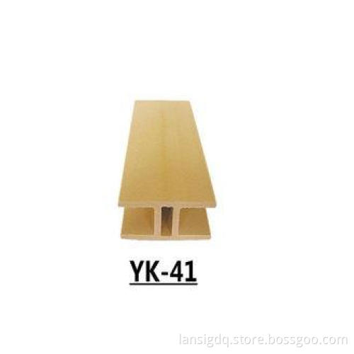 PVC Color Hollow WPC Door Frame Material , Wood Composite D
